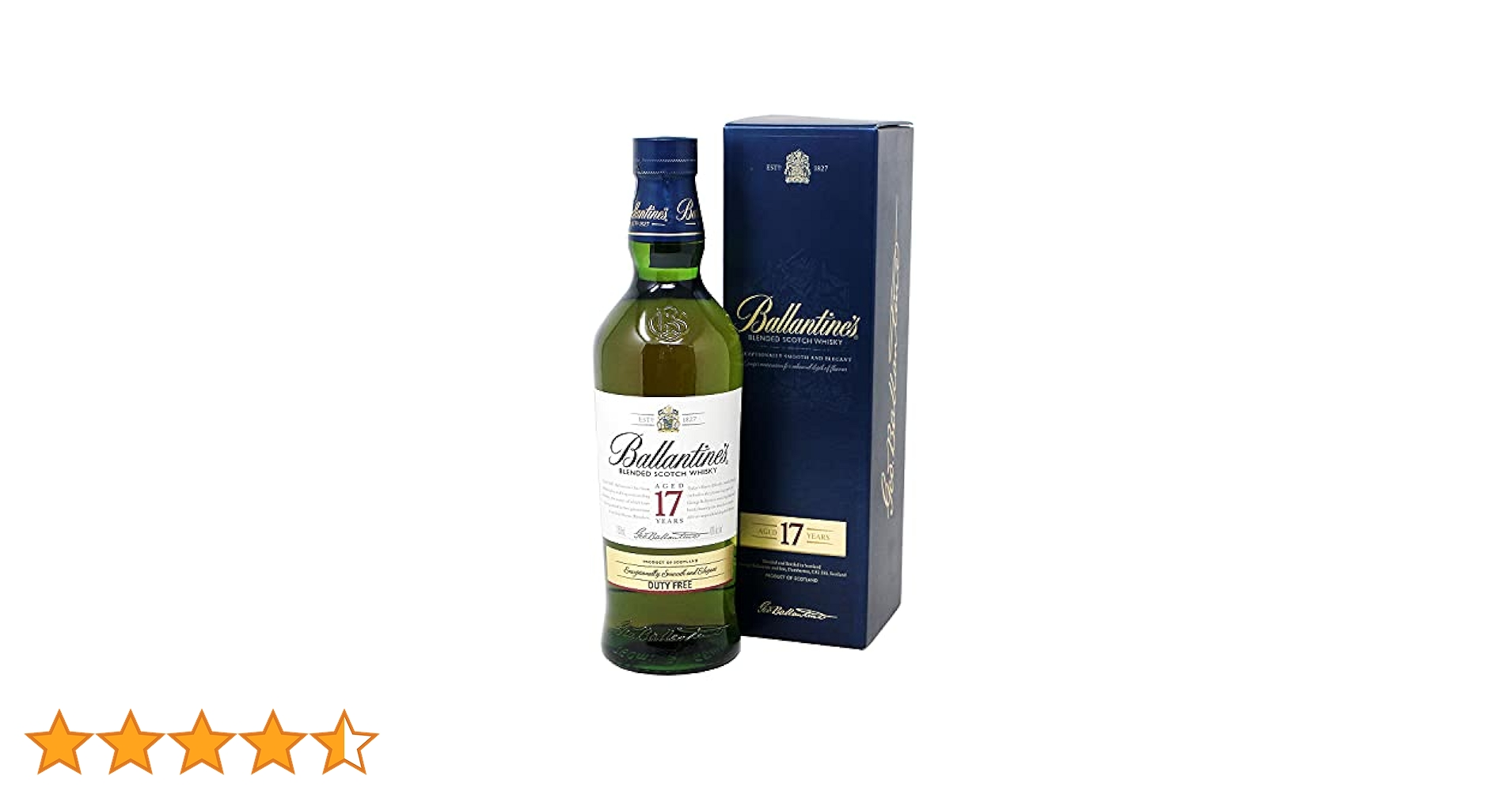 Ballantine's 17年 ウイスキーバランタイン 40度 700ml ウイスキー バランタイン17年 Ballantines AGED 17 YEARS 40度